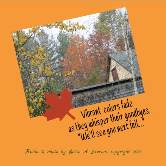 Past Peak: Autumn Haiku by BAS 2014