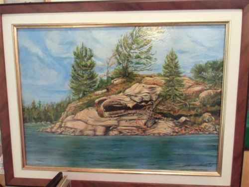 Blog Photo - Artist Sandra Painting of Island