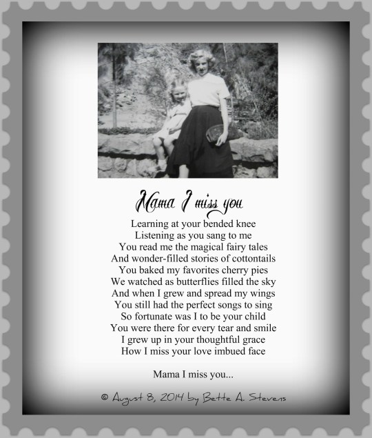 MAMA I Miss you POEM