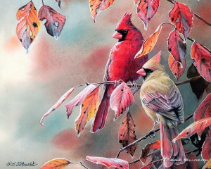 "Songbirds" Painting by Susan Bourdet From wallcoo.com