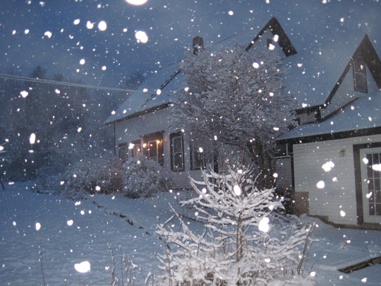 Thanksgiving Eve 2014 at The Stevens's Farmstead in Central Maine.