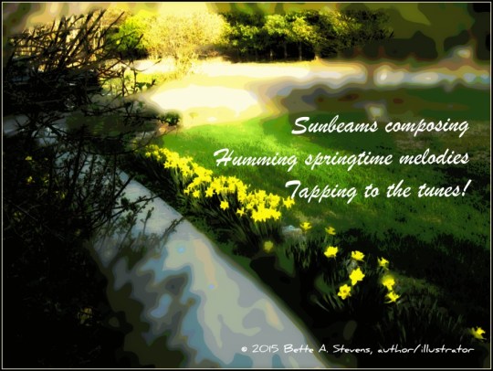 Sunbeam composing HAIKU bas 2015