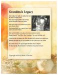 Grandma’s Legacy bas